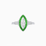 Load image into Gallery viewer, Art Deco Style Marquise Diamond Ring - Shahin Jewelry