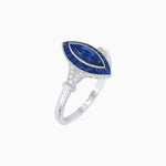 Load image into Gallery viewer, Art Deco Style Marquise Gemstone Ring - Shahin Jewelry