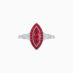 Load image into Gallery viewer, Art Deco Style Marquise Gemstone Ring - Shahin Jewelry