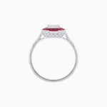 Load image into Gallery viewer, Art Deco Style Marquise Shaped Antique Inspired Ring with Diamonds - Shahin Jewelry