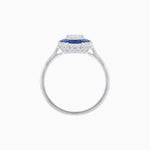 Load image into Gallery viewer, Art Deco Style Marquise Shaped Antique Inspired Ring with Diamonds - Shahin Jewelry