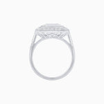 Load image into Gallery viewer, Art Deco Style Ring With Emerald Cut Diamond - Shahin Jewelry