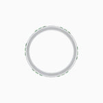 Load image into Gallery viewer, Art Deco Style Sapphire And Diamond Half Eternity Band - Shahin Jewelry