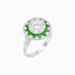 Load image into Gallery viewer, Art Deco Style Star Design Ring - Shahin Jewelry