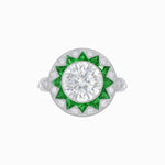 Load image into Gallery viewer, Art Deco Style Star Design Ring - Shahin Jewelry