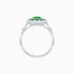 Load image into Gallery viewer, Art Deco Style Star Design Ring Oval Cut Gemstone - Shahin Jewelry