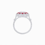 Load image into Gallery viewer, Art Deco Style Star Design Ring with Diamonds - Shahin Jewelry