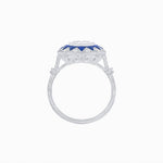 Load image into Gallery viewer, Art Deco Style Star Design Ring with Diamonds - Shahin Jewelry