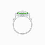 Load image into Gallery viewer, Art Deco Style Star Design Ring With Illusion Setting - Shahin Jewelry