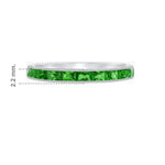 Load image into Gallery viewer, Baguette Sapphire Channel Set Ring - Shahin Jewelry