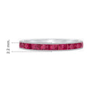Load image into Gallery viewer, Baguette Sapphire Channel Set Ring - Shahin Jewelry