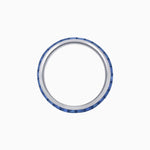 Load image into Gallery viewer, Baguette Sapphire Eternity twin stackable bands - Shahin Jewelry