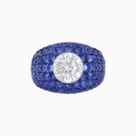 Load image into Gallery viewer, Bombay Ring with Gemstone - Shahin Jewelry