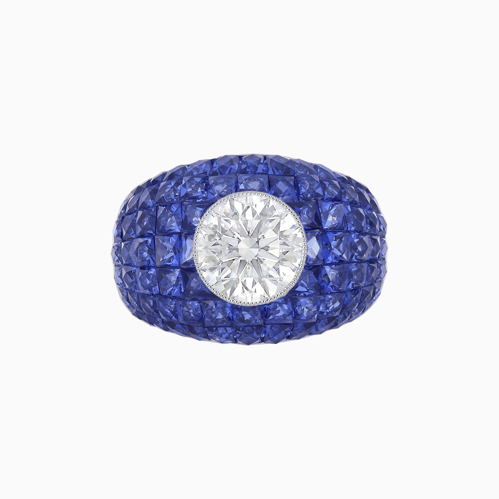 Bombay Ring with Gemstone - Shahin Jewelry