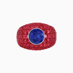 Load image into Gallery viewer, Bombay Ring with Gemstone - Shahin Jewelry