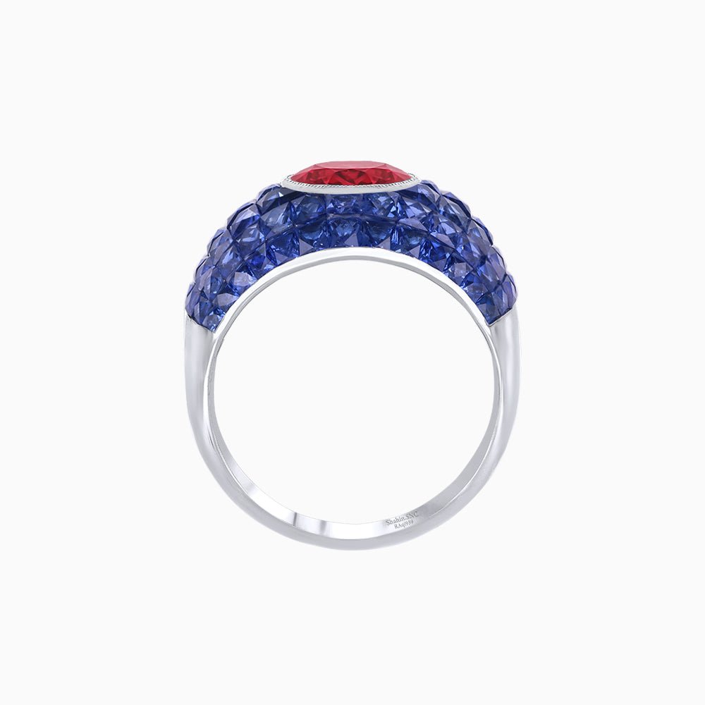 Bombay Ring with Gemstone - Shahin Jewelry
