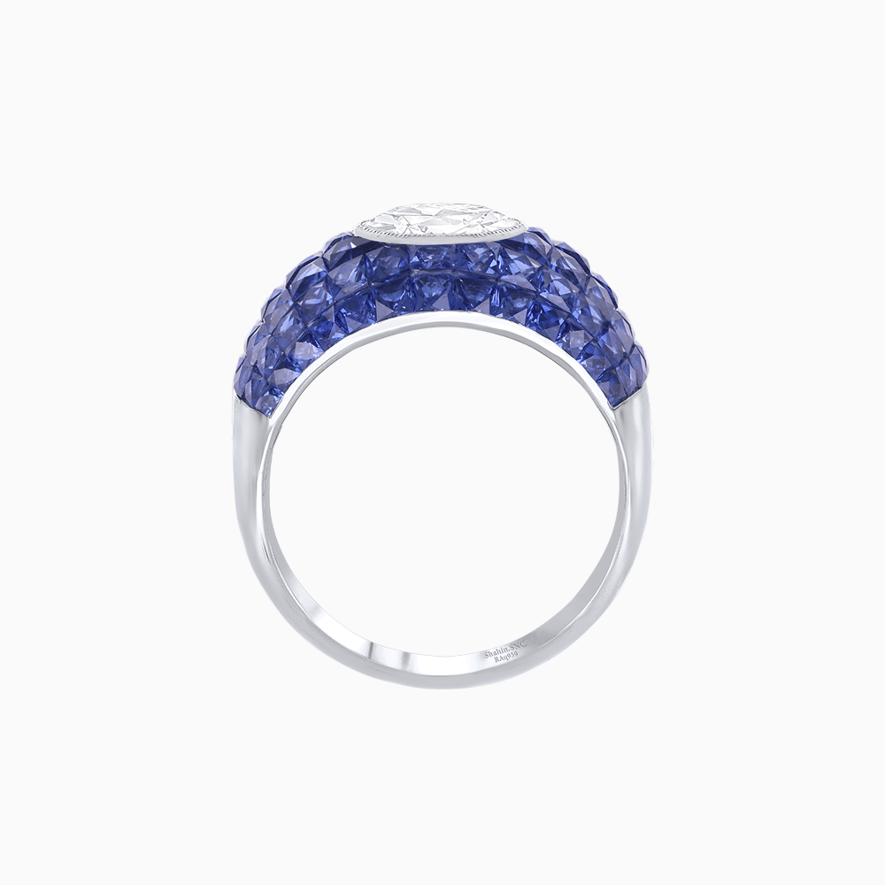 Bombay Ring with Gemstone - Shahin Jewelry