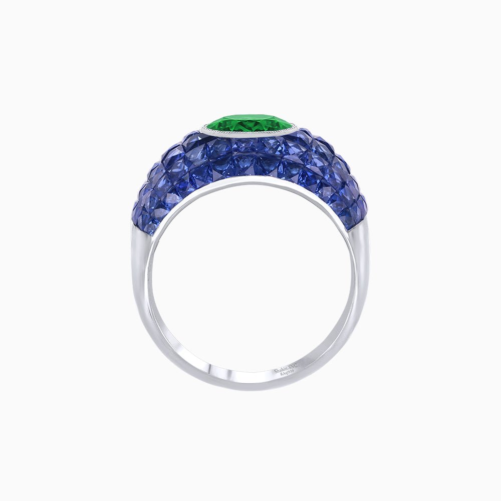 Bombay Ring with Gemstone - Shahin Jewelry