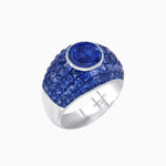 Load image into Gallery viewer, Bombay Ring with Gemstone - Shahin Jewelry