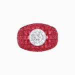 Load image into Gallery viewer, Bombay Ring with Gemstone - Shahin Jewelry