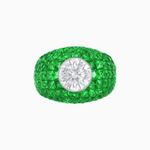 Load image into Gallery viewer, Bombay Ring with Gemstone - Shahin Jewelry