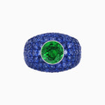 Load image into Gallery viewer, Bombay Ring with Gemstone - Shahin Jewelry