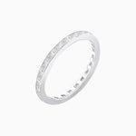 Load image into Gallery viewer, Classic Full Eternity Band with Baguette Diamond Pattern - Shahin Jewelry