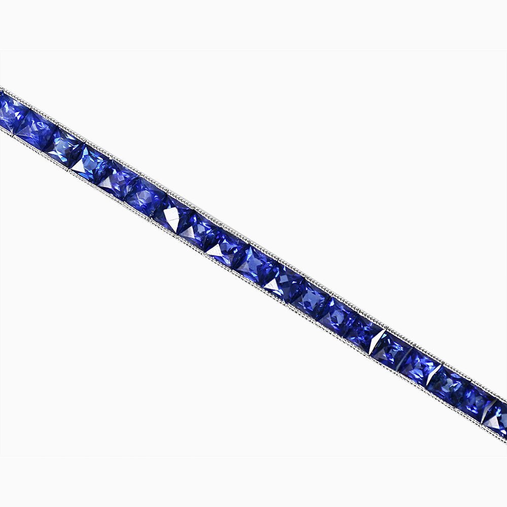 Classic Gemstone Line Bracelet - Shahin Jewelry
