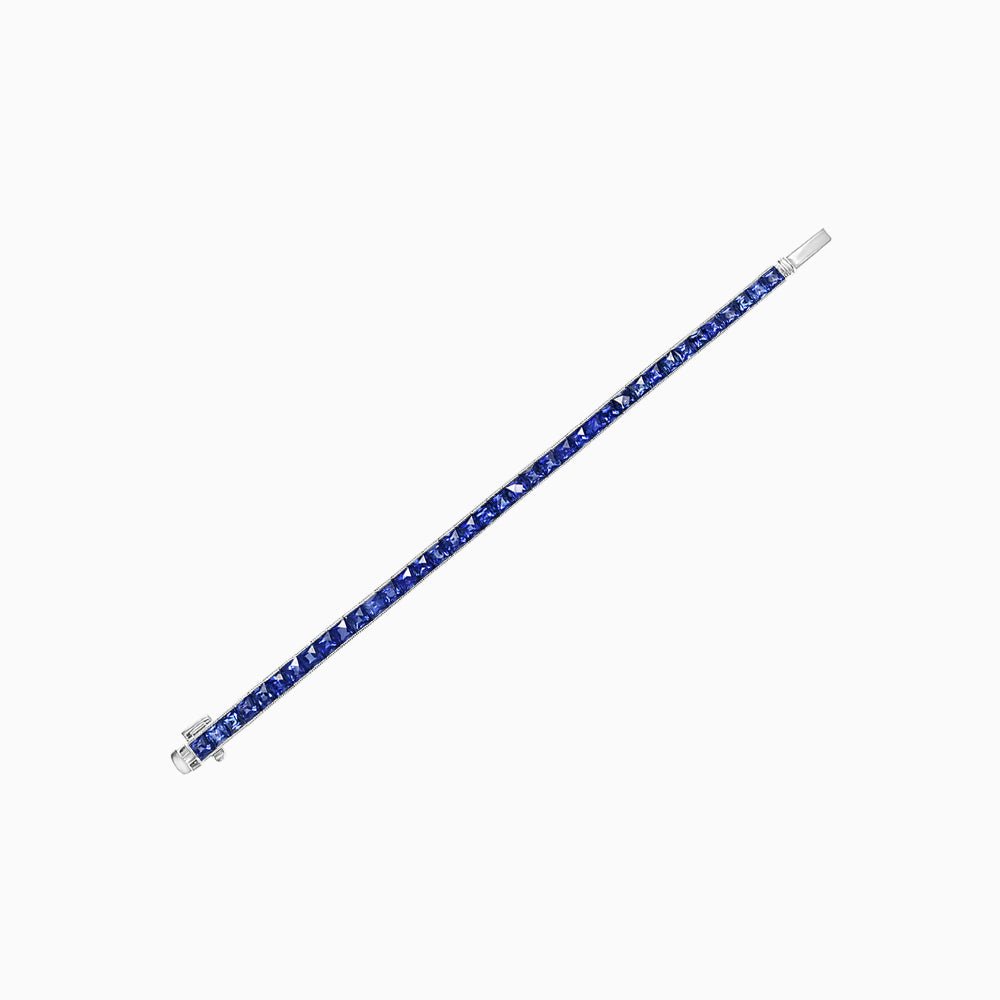 Classic Gemstone Line Bracelet - Shahin Jewelry