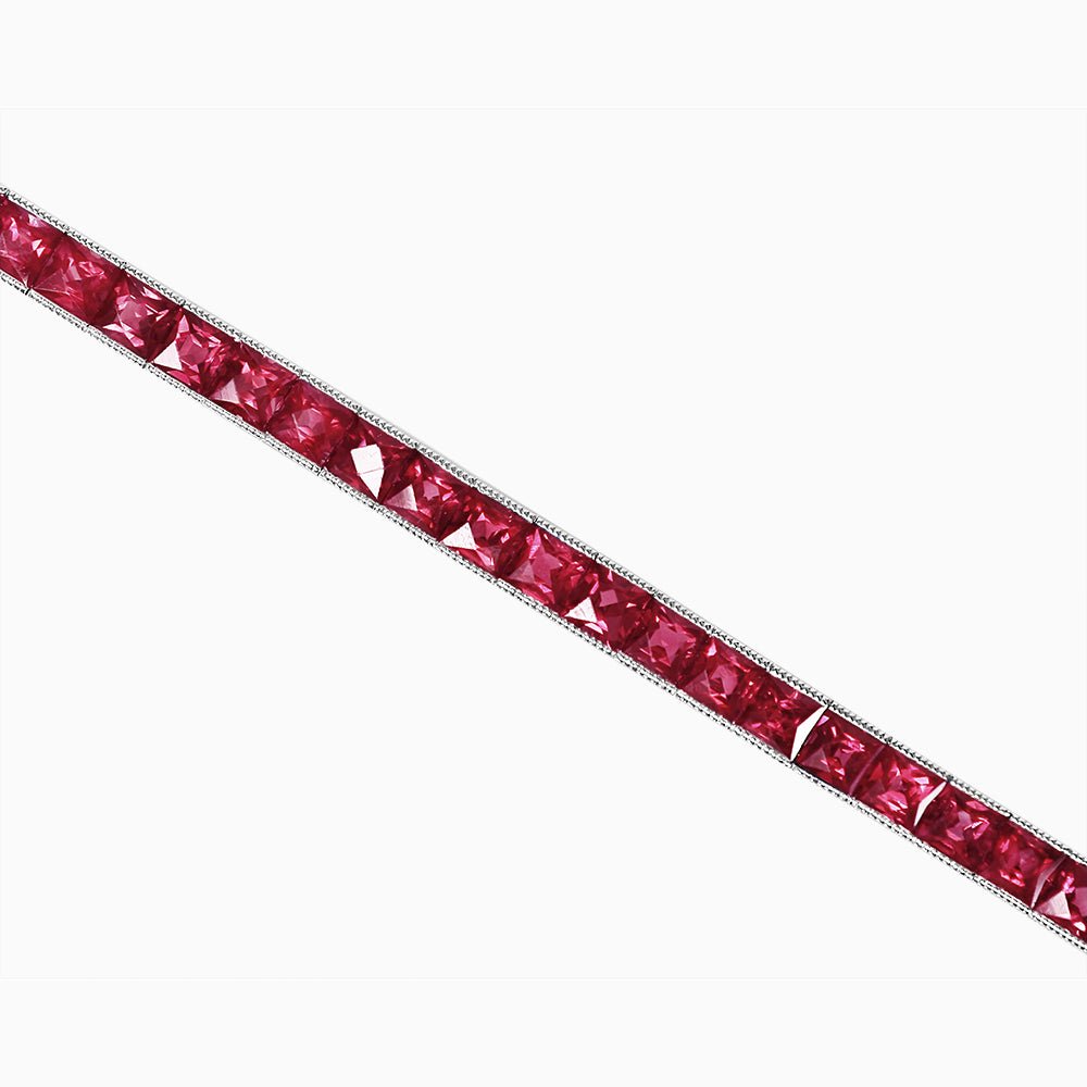 Classic Gemstone Line Bracelet - Shahin Jewelry