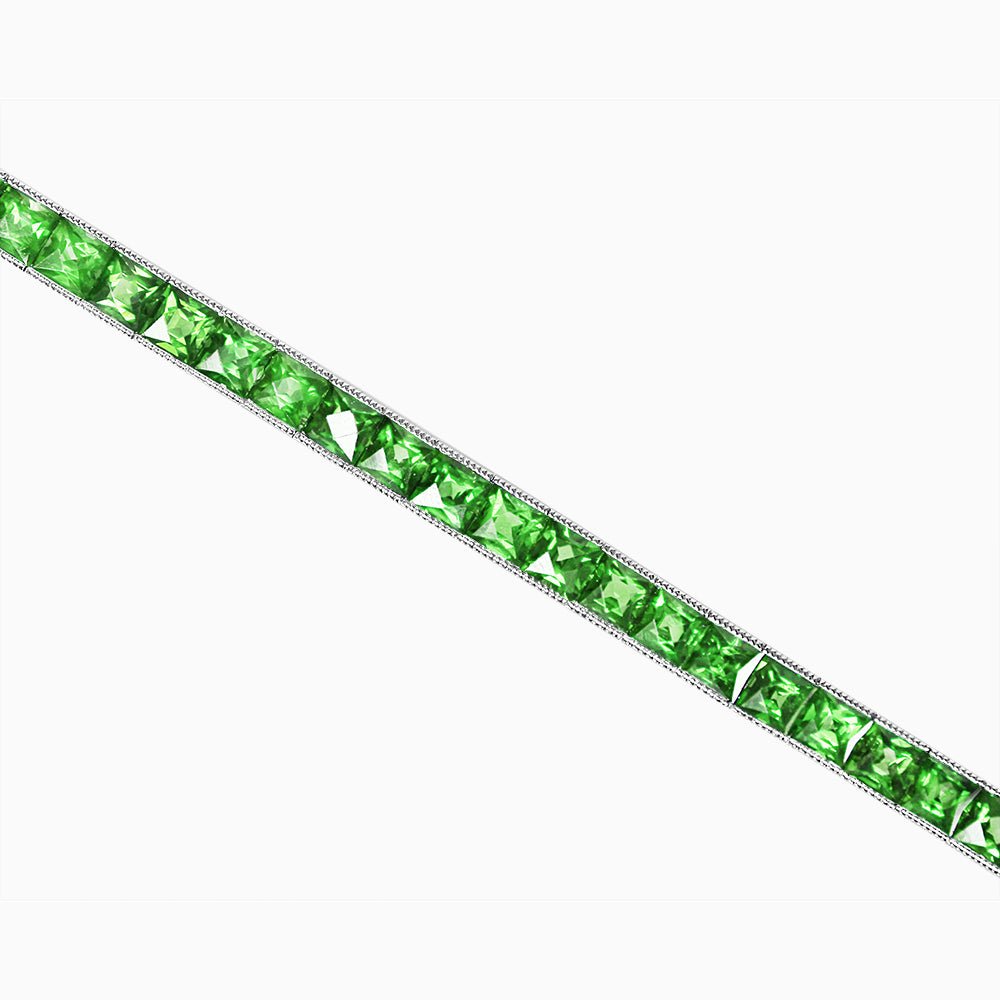 Classic Gemstone Line Bracelet - Shahin Jewelry