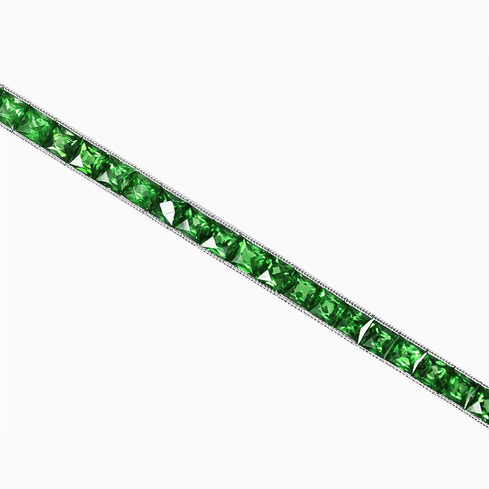 Classic Gemstone Line Bracelet - Shahin Jewelry