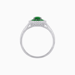 Load image into Gallery viewer, Classic Split Shank Halo Ring Mounting for an Oval Cut Stone - Shahin Jewelry