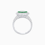 Load image into Gallery viewer, Convertible Ring/Pendant with Accent Double Halo Highlights - Shahin Jewelry
