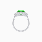 Load image into Gallery viewer, Cushion Cut Center Mounting Ring with Diamond Accents – Fully Customizable - Shahin Jewelry