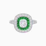 Load image into Gallery viewer, Cushion Cut Diamond Engagement Ring - Shahin Jewelry