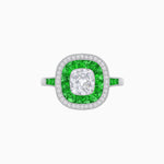 Load image into Gallery viewer, Cushion Cut Diamond Engagement Ring - Shahin Jewelry