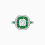 Load image into Gallery viewer, Cushion Cut Diamond Engagement Ring - Shahin Jewelry