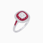 Load image into Gallery viewer, Cushion Cut Diamond Engagement Ring - Shahin Jewelry
