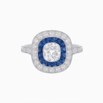 Load image into Gallery viewer, Cushion Cut Diamond Engagement Ring - Shahin Jewelry