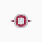 Load image into Gallery viewer, Cushion Cut Diamond Engagement Ring - Shahin Jewelry
