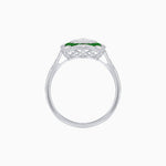 Load image into Gallery viewer, Cushion Shape Art Deco Inspired Diamond Ring in Illusion Setting - Shahin Jewelry