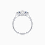 Load image into Gallery viewer, Cushion Shape Art Deco Inspired Diamond Ring in Illusion Setting - Shahin Jewelry