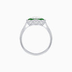 Load image into Gallery viewer, Cushion Shape Art Deco Inspired Ring with Diamond - Shahin Jewelry