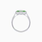 Load image into Gallery viewer, Cushion Shape Art Deco Inspired Ring with Diamond - Shahin Jewelry