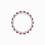 Load image into Gallery viewer, Delightful Sapphire and Diamond Full Eternity Band - Shahin Jewelry