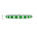 Load image into Gallery viewer, Delightful Sapphire and Diamond Full Eternity Band - Shahin Jewelry