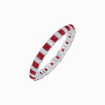 Load image into Gallery viewer, Delightful Sapphire and Diamond Full Eternity Band - Shahin Jewelry