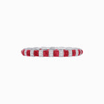 Load image into Gallery viewer, Delightful Sapphire and Diamond Full Eternity Band - Shahin Jewelry