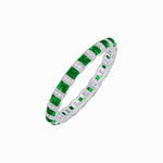Load image into Gallery viewer, Delightful Sapphire and Diamond Full Eternity Band - Shahin Jewelry